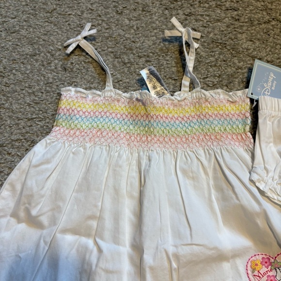 Disney Marie Cat White Dress and Bloomers Set for Kids NEW 18 mos Vintage 90s - Picture 5 of 9